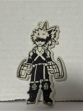 Katsuki Bakugo Mascot Rubber Keychain My Hero Academia Limited Bandai Japan B840